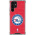 NBA Philadelphia 76ers Distressed Galaxy S24 Ultra Clear Case